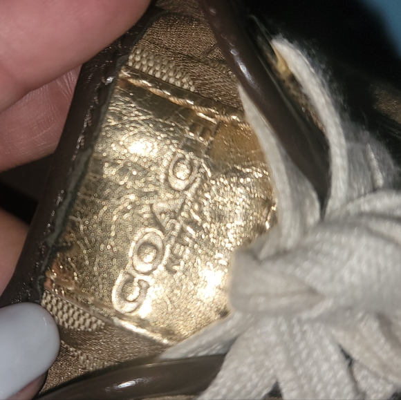 🎈 Coach Leather & Canvas monogram tennis - Picture 3 of 5